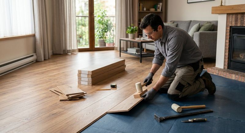 Laminate Floor Installation in Somers, CT