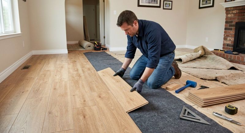 Laminate Floor Remodeling in Hartford, CT