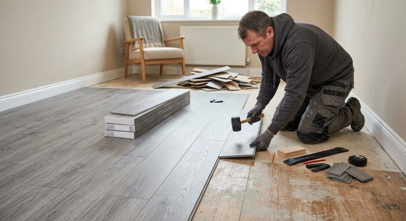 Laminate Floor Replacement in Colchester, CT
