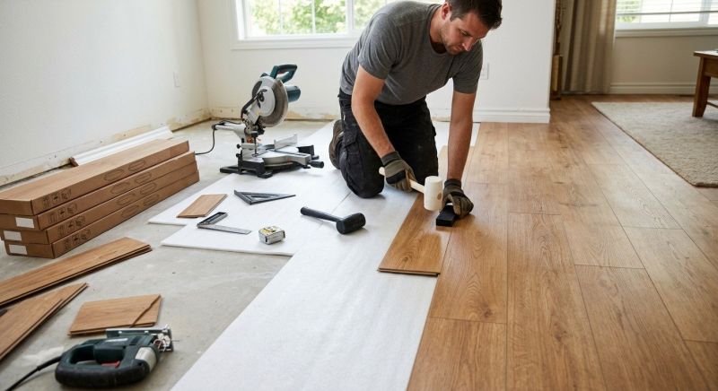 Laminate Floor Replacement in Colchester, CT