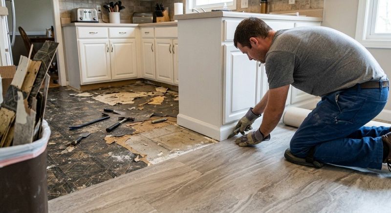 Linoleum Floor Installation in Bristol, CT