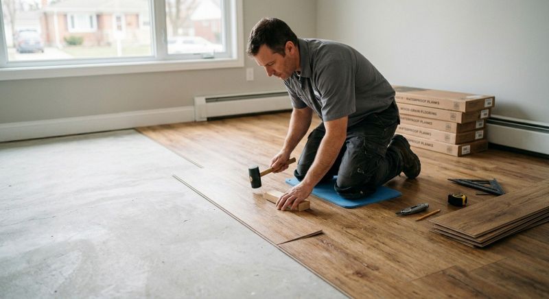 Linoleum Floor Installation in Suffield, CT