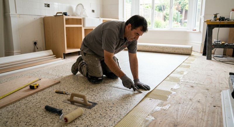Linoleum Floor Installation in Suffield, CT