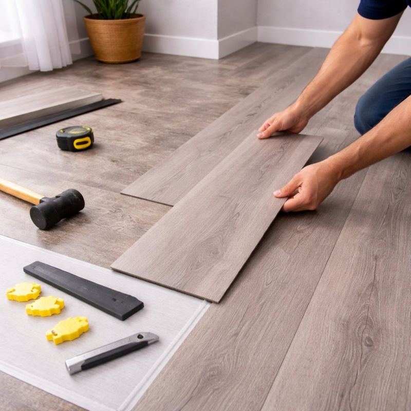 Luxury Vinyl Tile Installation in Harwinton, CT