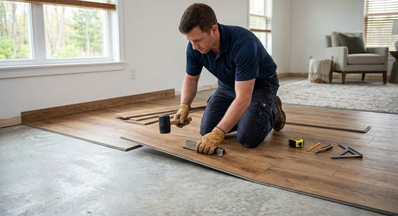 Luxury Vinyl Tile Installation in North Canton, CT