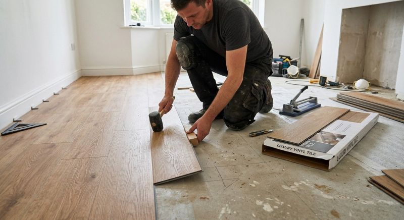 Luxury Vinyl Tile Installation in North Canton, CT
