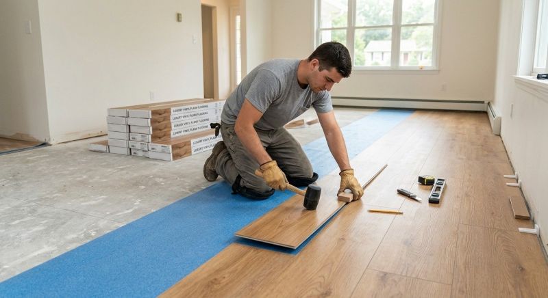 Lvt Flooring Installation in Waterbury, CT