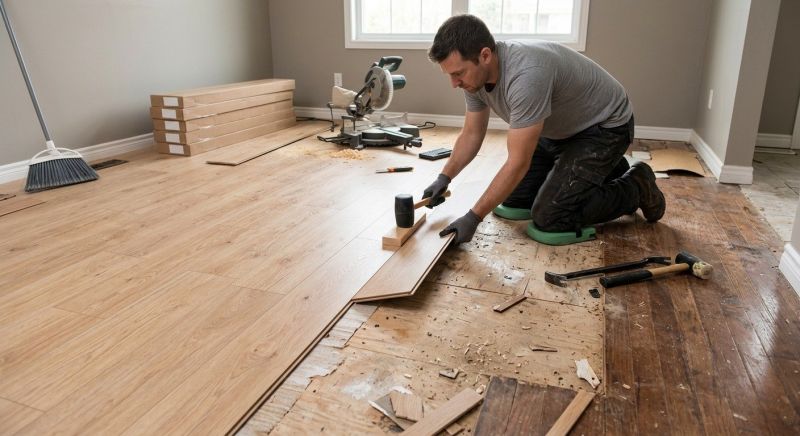 Plank Laminate Installation in Hartford, CT