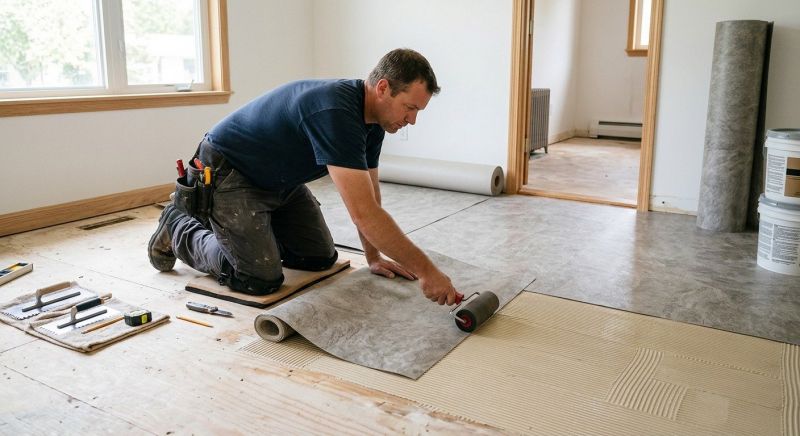 Sheet Flooring Installation in Ellington, CT