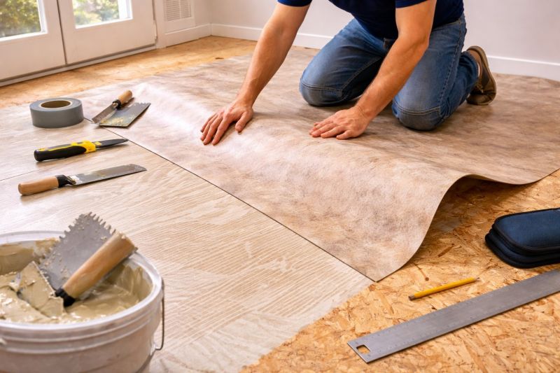 Sheet Flooring Installation in Riverton, CT