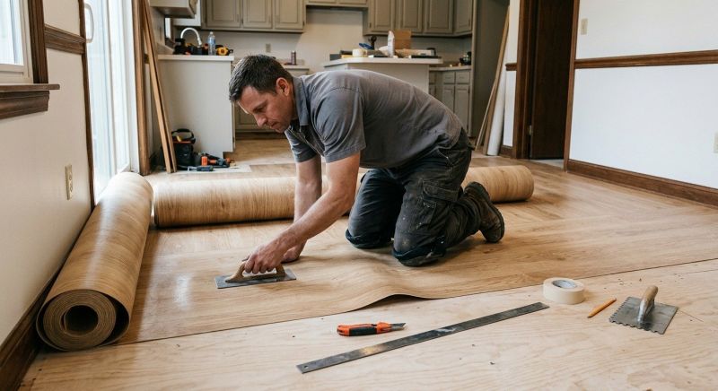 Sheet Flooring Installation in West Suffield, CT