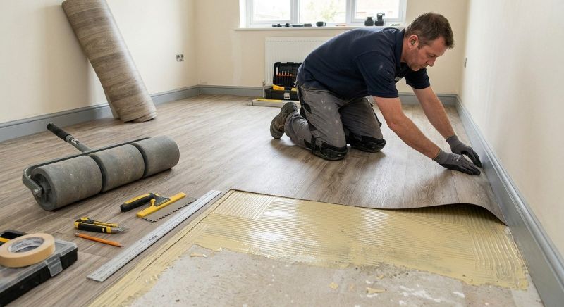 Sheet Linoleum Installation in Plainville, CT