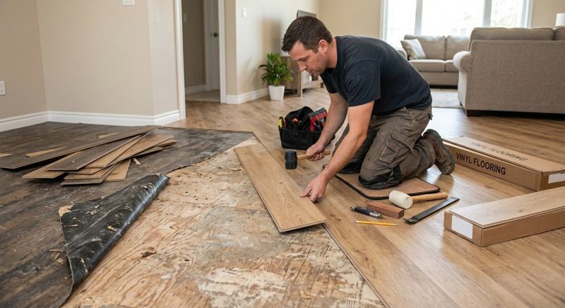 Vinyl Floor Replacement in Hartford, CT